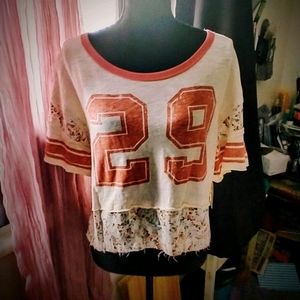 NWT Altar'd State size M crop tee